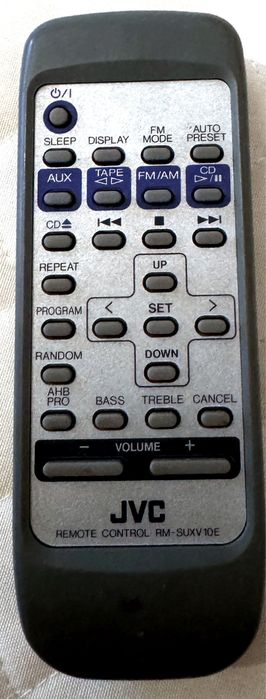 Pilot JVC RM-SUXV10E – oryginalny, do mikrowieży JVC UX-V10 / UX-V100