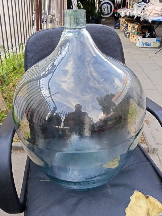 Gąsior szklany na wino bimber