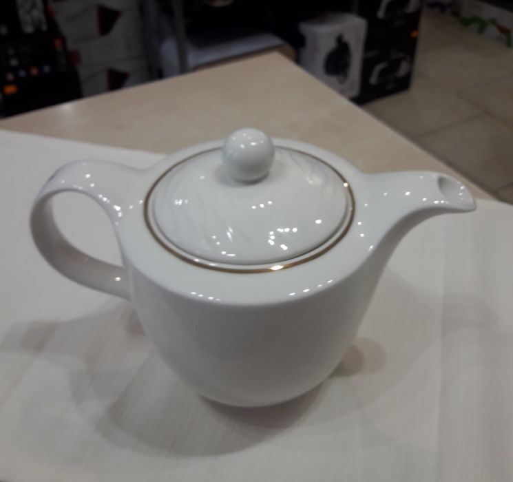 Garnitur do kawy 12/27 Aloha-FBC 23011 ecru porcelana KAROLINA