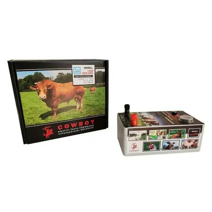 Електропастух COWBOY 1100 ECO LITE для коров, коней, кіз, овець