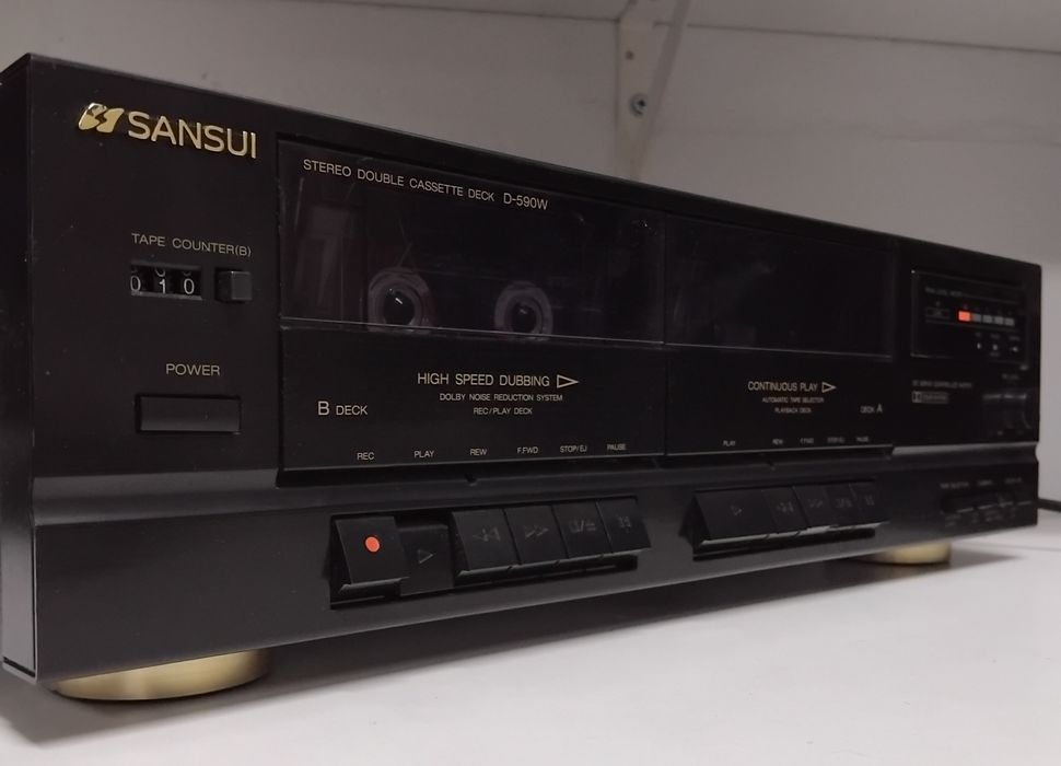 SANSUI deck cassettes D-590W