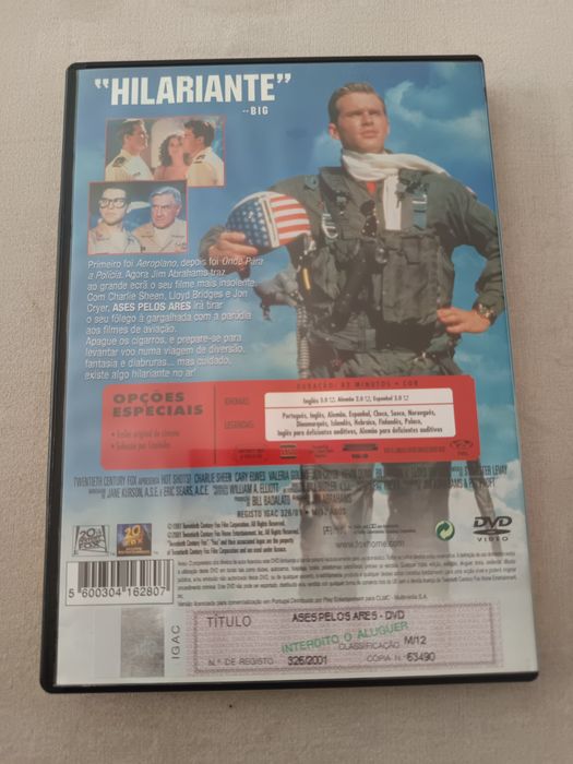 DVD ases pelos ares