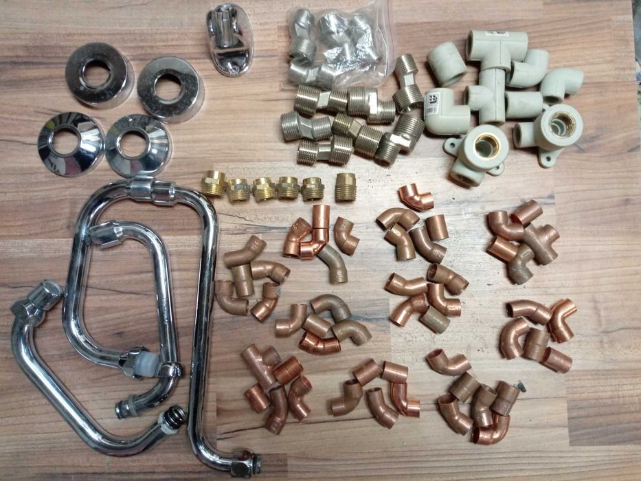 kształtka, złączka miedziana 15, pp, krzywki, wylewki