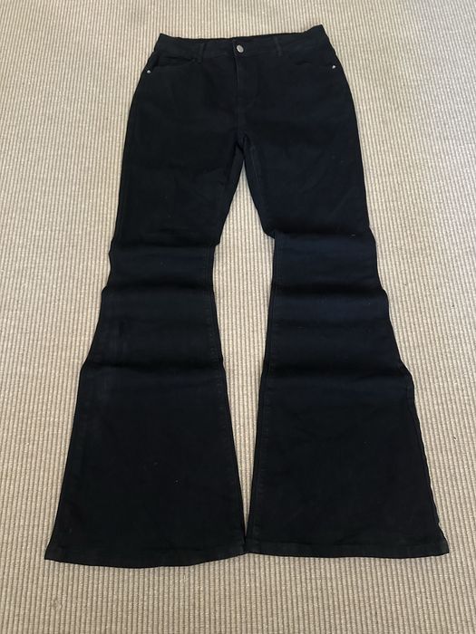 Клёш джинсы zara flared type bootcut archive custom