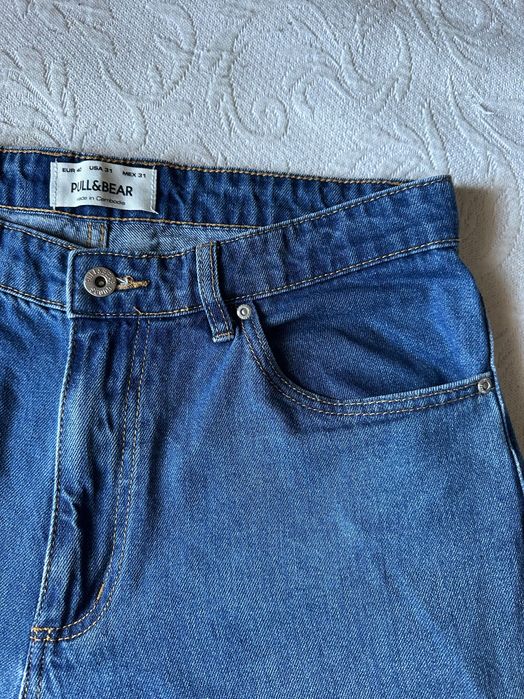 Calças de ganga wide leg Pull & Bear