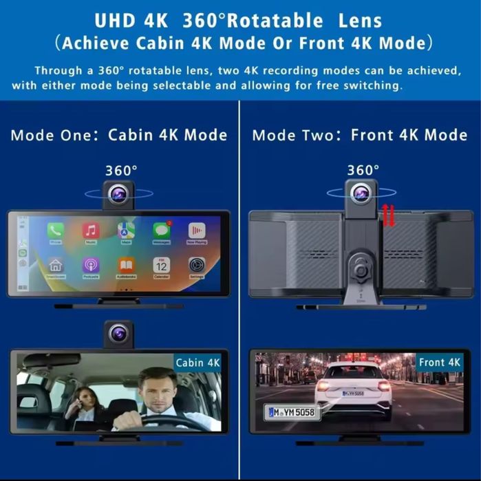 Samochodowy ekran multimedialny 10,26” z AndroidAuto/CarPlay