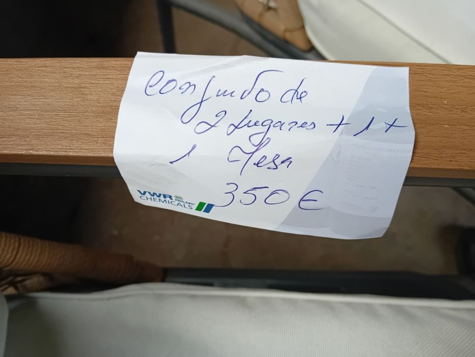 Conjunto de sofás exteriores