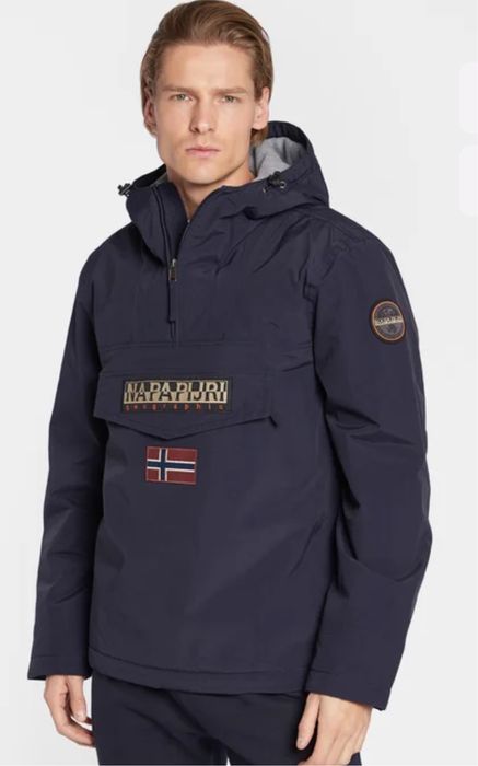 Куртка Napapijri Anorak Rainforest Winter 3 Синій Regular Fit