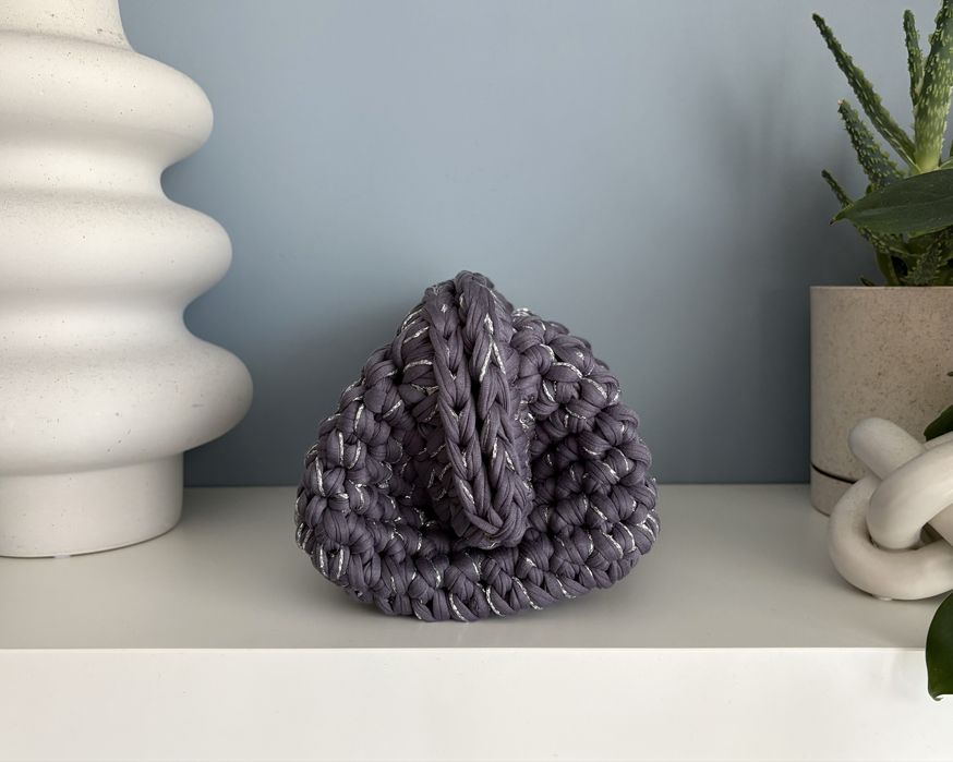 Szydelkowa torebka do ręki