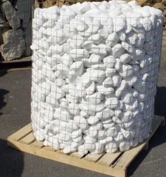 Śnieżnobiały Otoczak Grecki Worki  1-2, 2-4, 4-8 cm Thassos Akwarium