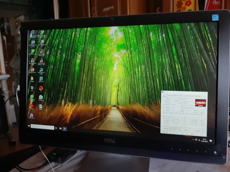 DELL ALL IN one 2w1 SDD250Gb Ram 4Gb wifi duża 23 cale matryca okazja