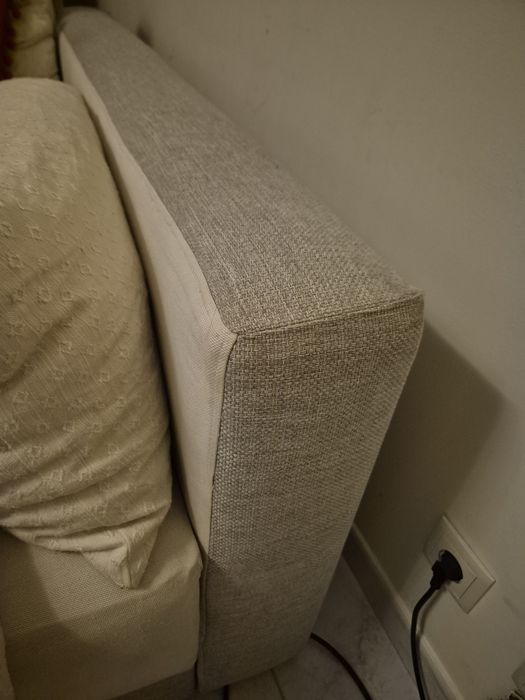 Sofá cama com chaise longue