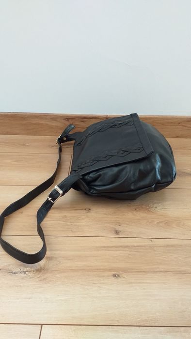 VALENTINO ORLANDI UNIKAT oryginalna skóra naturalna torebka worek A4