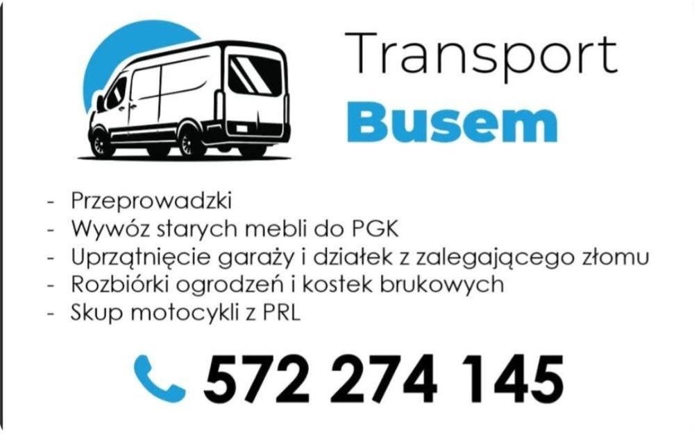 Transport Uprzątnięcie piwnic złomu piwnic  rozbiórki ogrodzeń garaży