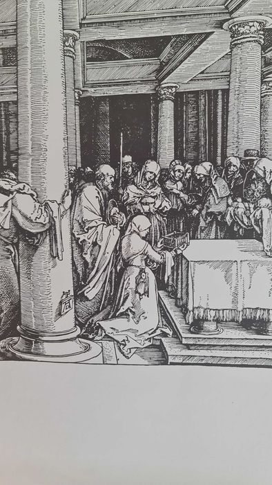 DRZEWORYT A.DURER ofiarowanie w swiatyni sygn