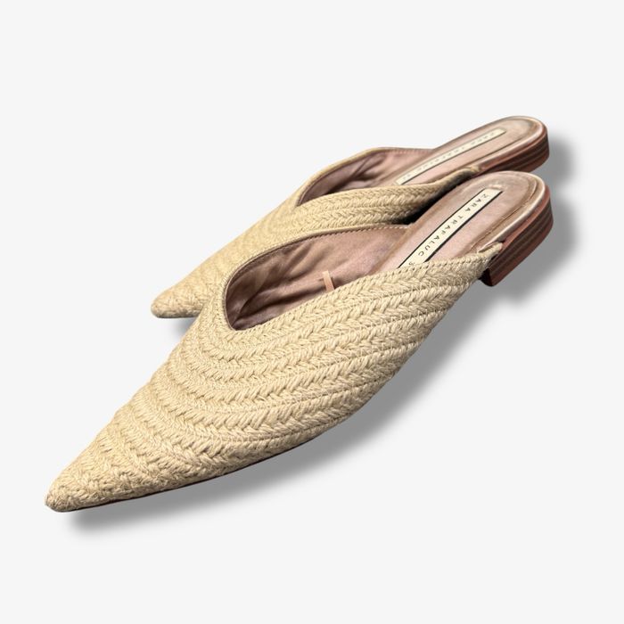 Mules de Ráfia Zara (tamanho 37)