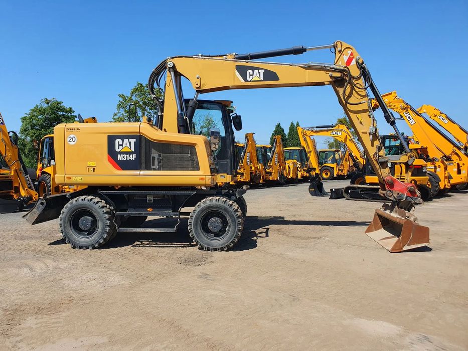 Caterpillar M314F  4564 mth, 2018R CAT M314F kołówka koparka kołowa js145w