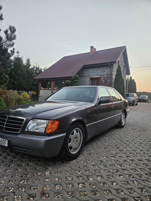 Mercedes W140 350 Turbo Diesel Dociągi Czarna Skóra