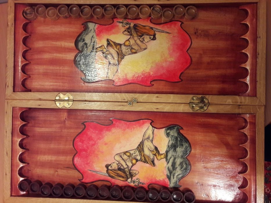 Нарды ручной работы, настольная игра, на подарок