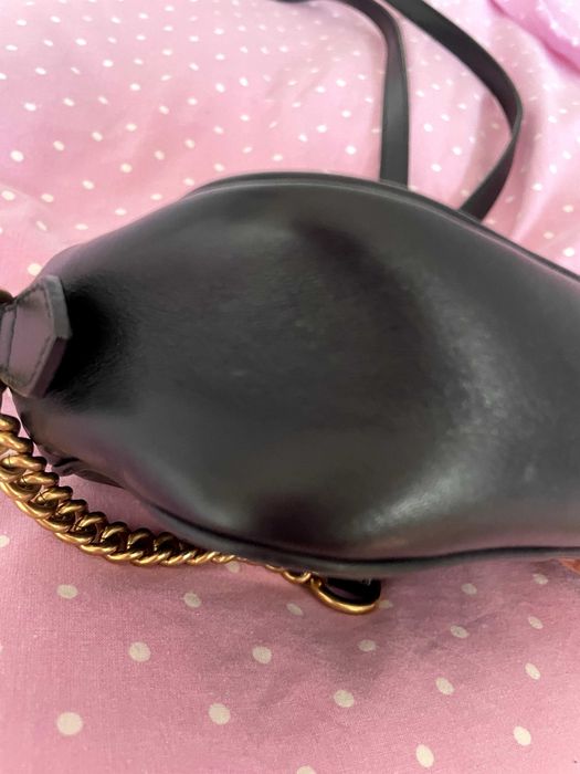 Gucci GG Marmont Mini camera - Original - pele, preta