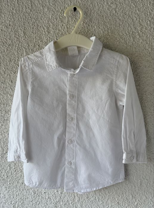 Дитяча біла сорочка H&M