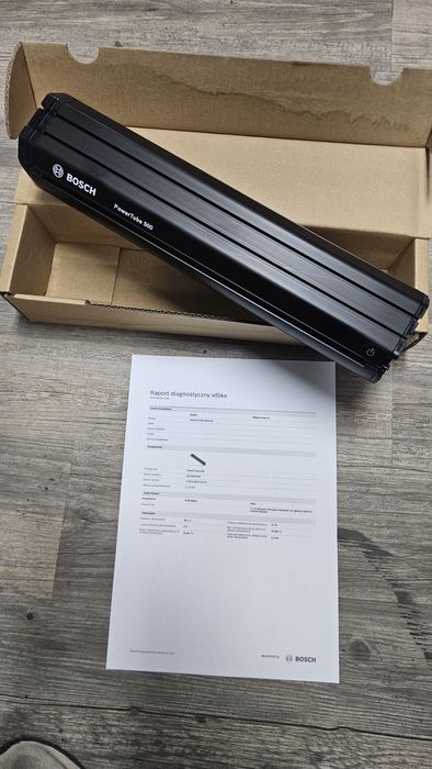 Bateria Bosch PowerTube 500wh BBP280 Nowa, 625wh BB290 Pozioma