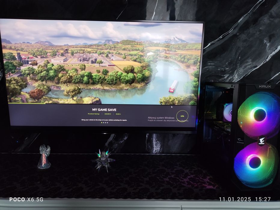 Komputer Do Gier / Ryzen 7 5700X3D / RX 5700 XT / SSD / 32 GB RAM