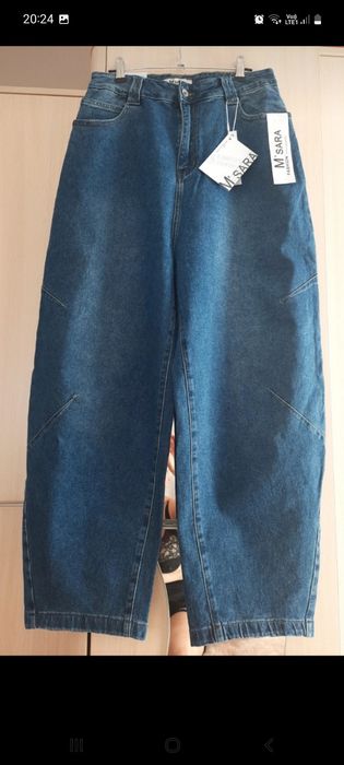 Spodnie dzinsowe balony M-sara  L/XL