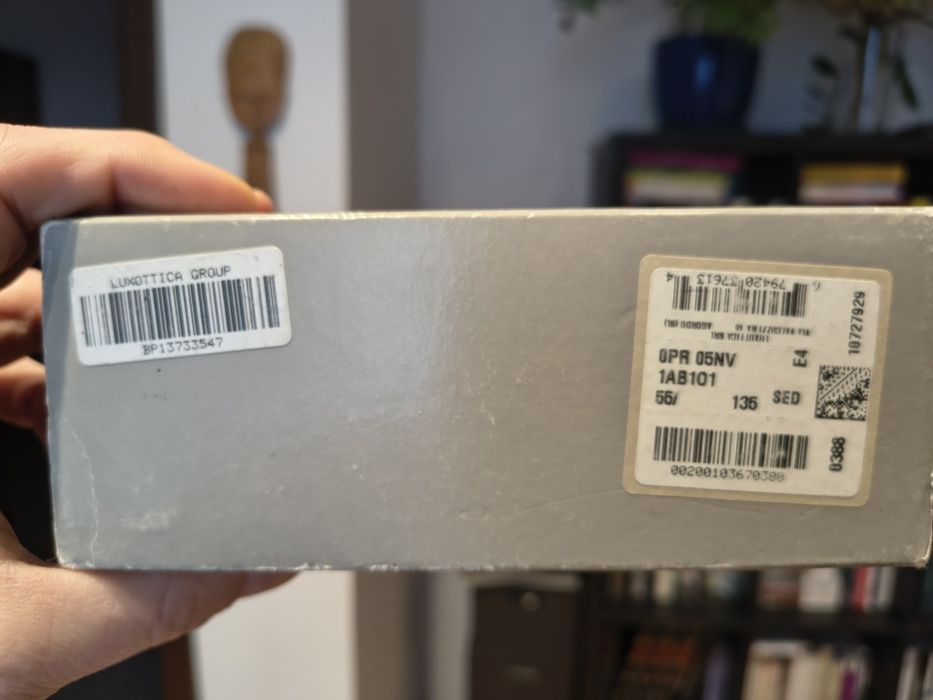 oprawki męskie Prada PR 05NV czarne nowe