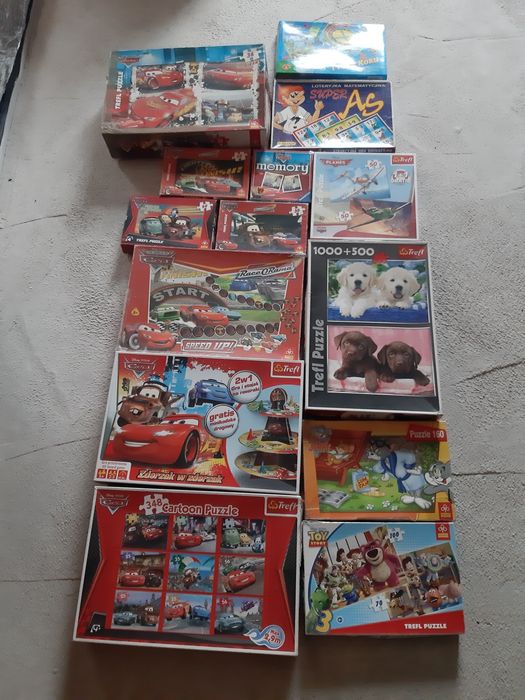 Puzlle zygzak,kubuś puchatek 3d  plus gry