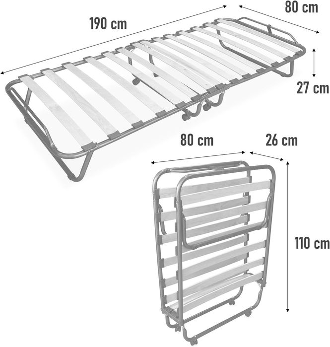 Cama solteiro dobravel