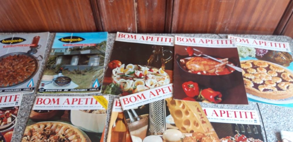 Conjunto de 10 Revistas Antigas Bom Apetite