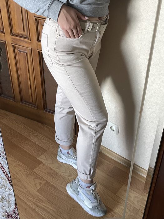 Джинси бежеві стрейч