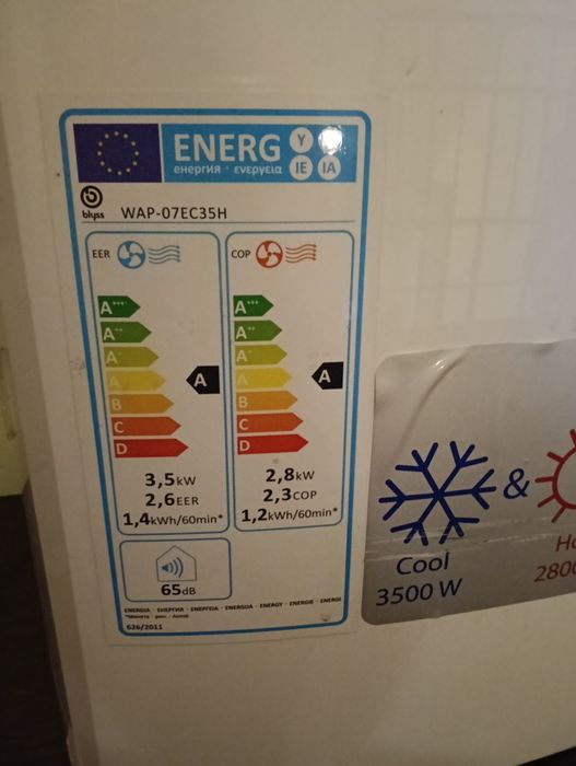 Klimatyzator z funkcją grzania