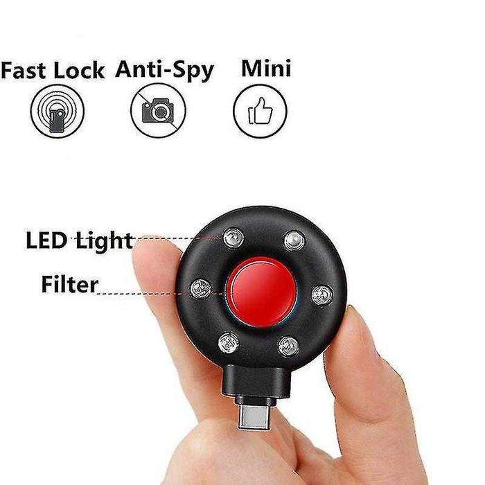 Mini hidden camera detector for travel, hotels, and bathrooms64170835078019121