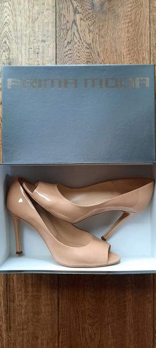 Szpilki Prima Moda 38 skórzane skóra