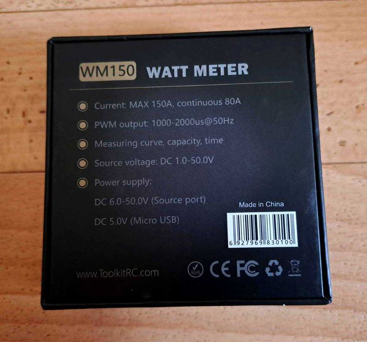 Ватметр ToolkitRC WM150 Watt Meter