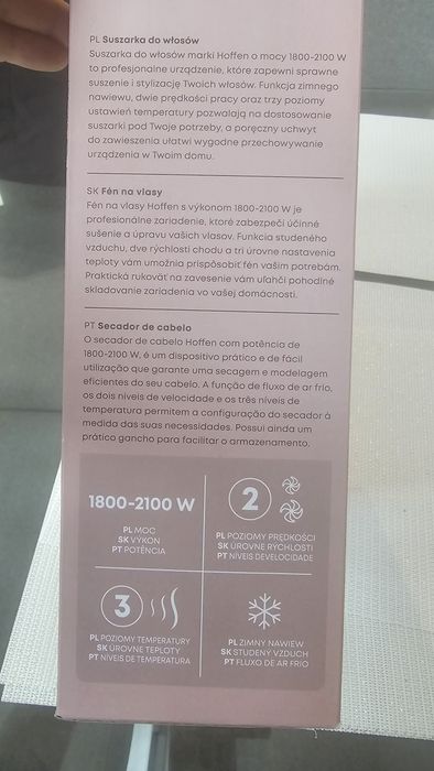 Suszarka do włosów Hoffen