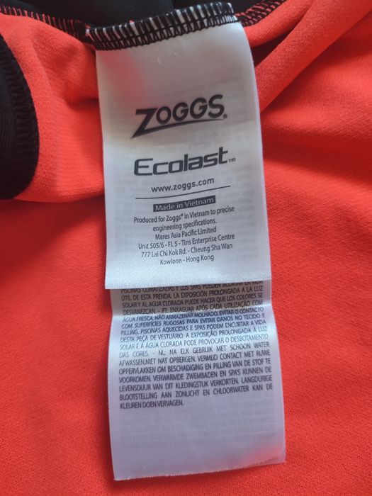 Zoggs fl купальник ecolast infinity back