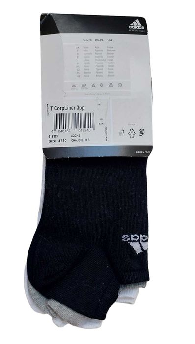 Skarpetki ADIDAS Performance 3 PARY, R. 47-50