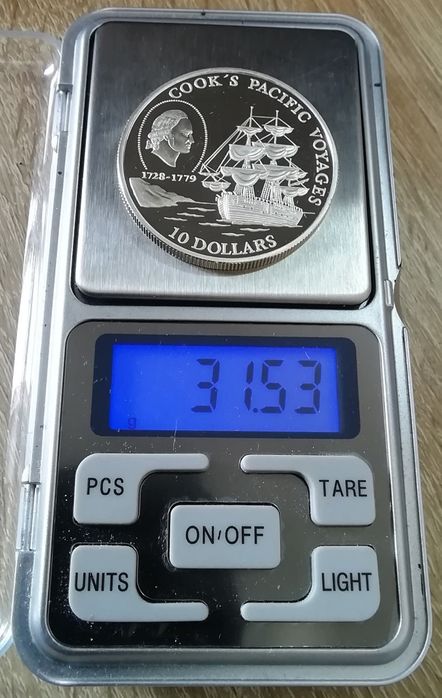 Ніуе 10 доларів 1992р. СРІБЛО. ПРУФ. Сертифікат. Тихоокеанські плаваня