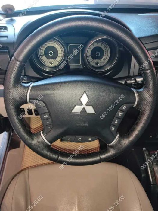Mitsubishi Lancer 9 10 Colt Outlander ASX Pajero Оплетка Чехол на руль Мітсубісі Лансер Аутлендер Паджеро Кольт
