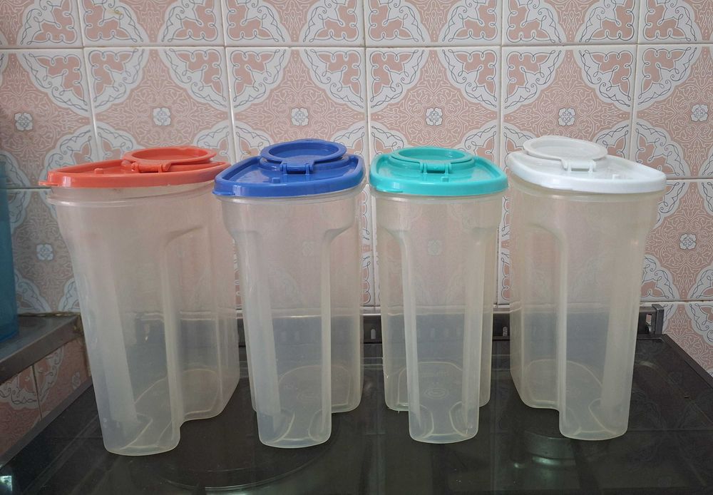 Conjunto caixas de plástico