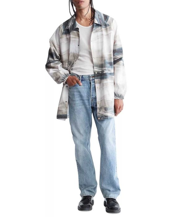 Calvin klein длинная куртка - ветровка ( ck Long  jacket)c америки M,L