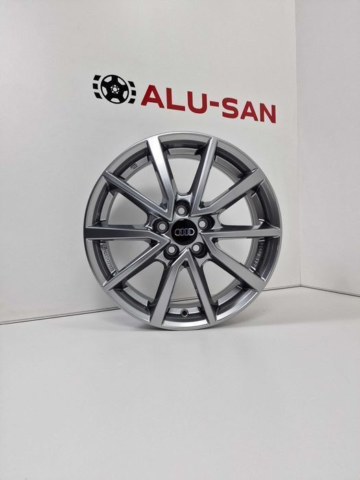 NOWE alufelgi AUDI 16" 5x100 A1 A2 A3 TT - Srebrny