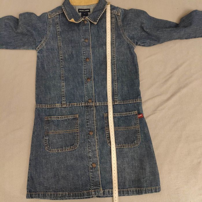 Płaszcz sukienka dżinsowa Ralph Lauren 116-122