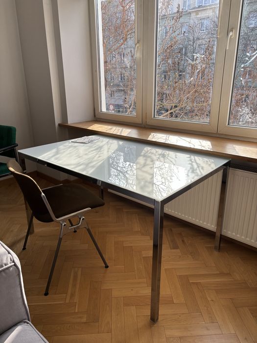 IKEA TORSBY Stół, chrom/połysk