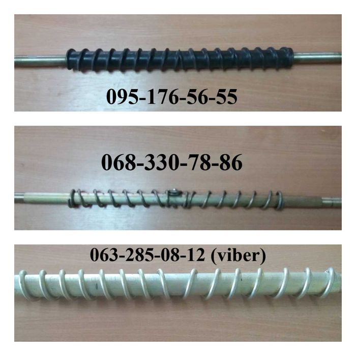 Шнек c валом металлический в туковую банку для сеялок УПС, СУПН, КРН.