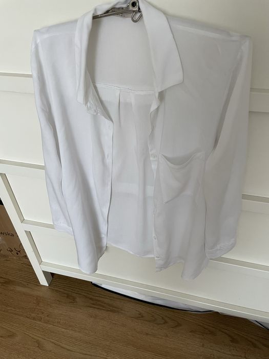 Pull&Bear biala bluzka rozm M