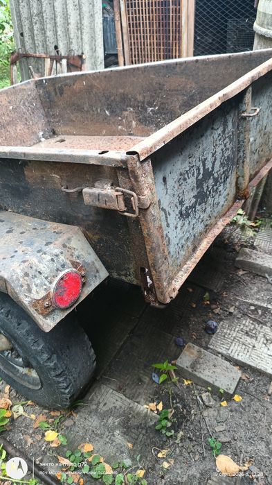 Продам терміново самоскидний причеп мінітрактора Т-012. Підходить для мотоблоку!.ь